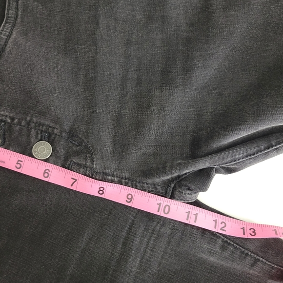 Madewell Cali Demi Boot Button Fly High Waist Cropped Boot Cut Jeans Bellspring - Picture 14 of 15